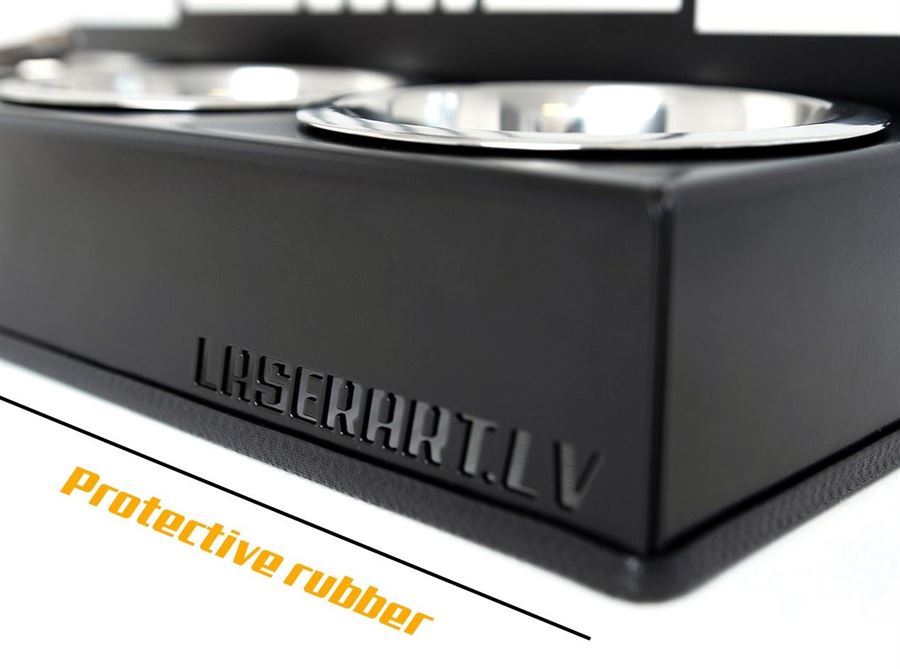 Кормушка для собак с 2 мисками, Мягкошерстный пшеничный терьер